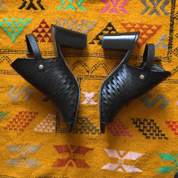 Tesori Shoes - Mules w/ Ankle Strap