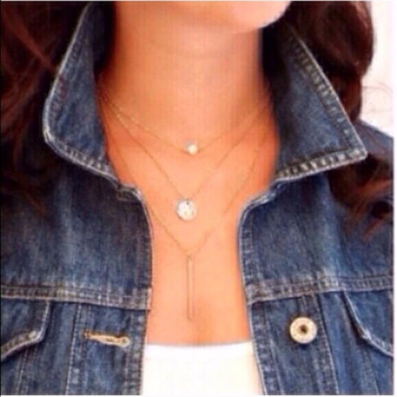 Jewelry - Triple Strand Stone Necklace