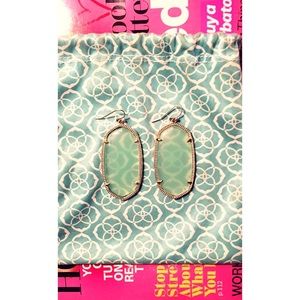 Kendra Scott Danielle Earrings in Chalcedony Gold