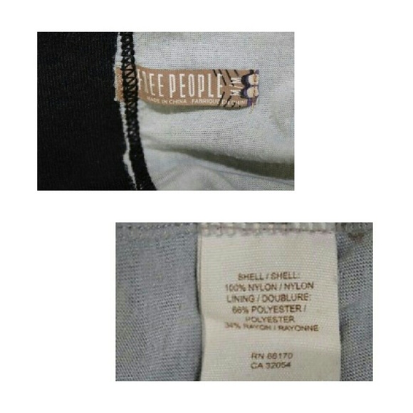 Free People scalloped lace skirt black blk Sz M - Picture 4 of 4