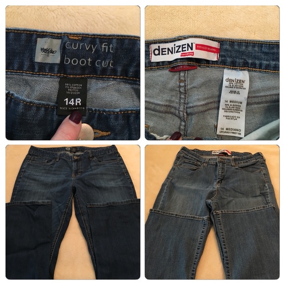 Size 14-2pairs of jeans