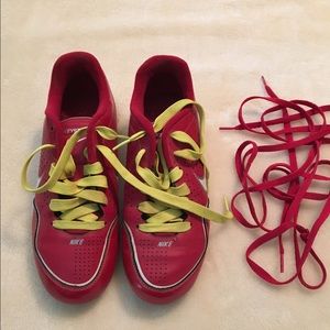 Size 6 baseball cleats red Nike