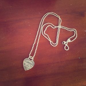 Return to Tiffany Heart Tag Pendant in Silver