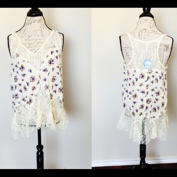 Free people lace top - Picture 2 of 3