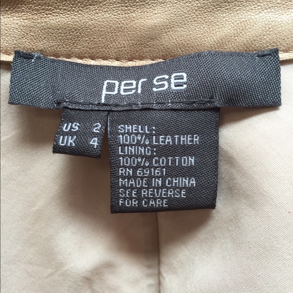 Per se Carlisle Collection genuine leather jacket - Picture 4 of 4