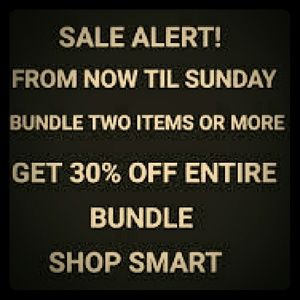 Sale 30% off bundles until Sunday