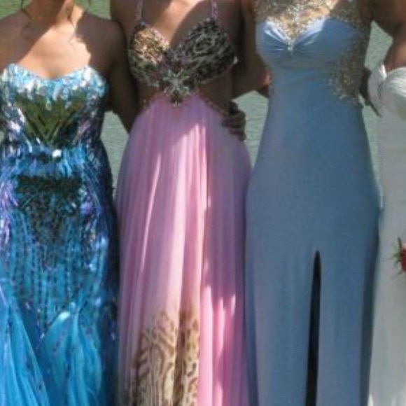 Pink prom dress with cheetah. So gorgeous.