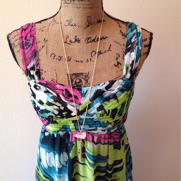 GONE 8/6 💕Gorgeous Maxi Dress by Sandra Darren - Picture 2 of 2