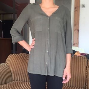 Green H&M Tunic Top