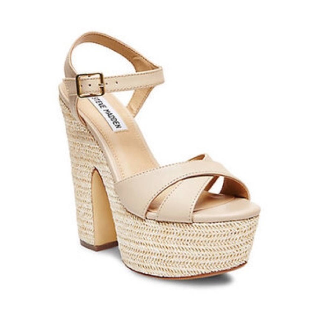 🆕 Nude Platform Sandal