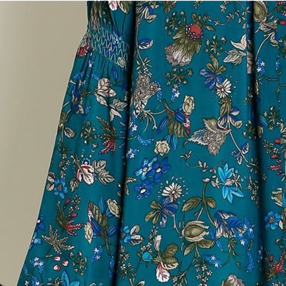 Chic Floral trapeze dress - Picture 3 of 4