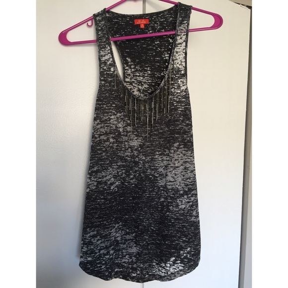 Nordstrom Marble Grey Top - Picture 3 of 3