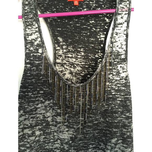 Nordstrom Marble Grey Top - Picture 2 of 3