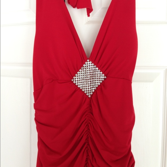 Beautiful Red Halter Dress