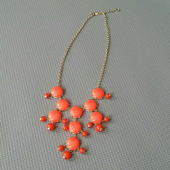 Vibrant orange necklace