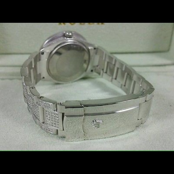 Rolex Men's Datejust Diamond 38mm Stainless Steel - Picture 4 of 4