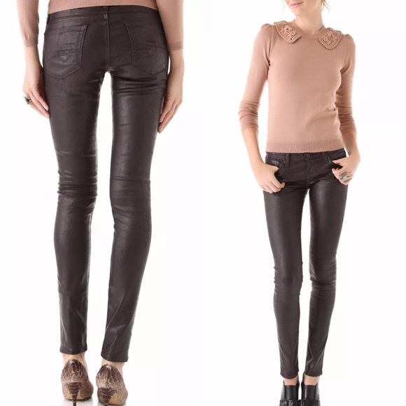 Anthro AG coated Legging Super Skinny