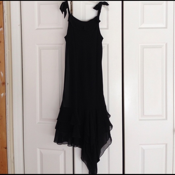 Black Cocktail Dress - Picture 2 of 4