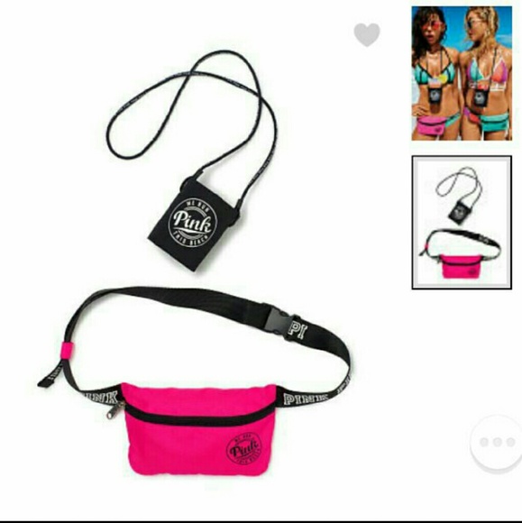 PINK Drink Koozie & Fanny Pack Set