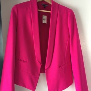 NWT Express hot pink blazer sz 8