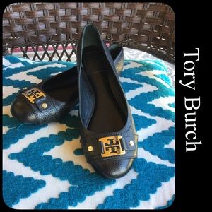 Tory Burch Gold Cline Flats