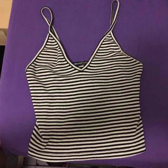 Brandy Melville Striped Joanne tank