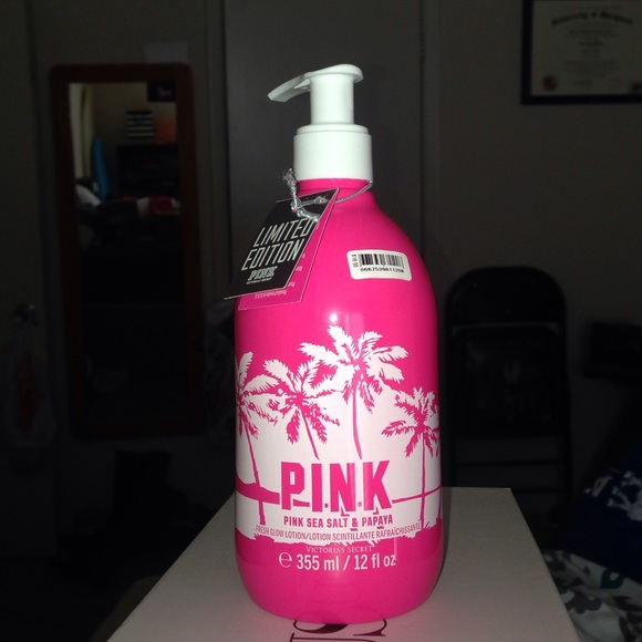 Limited edition pink lotion