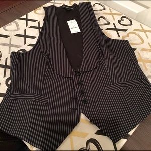 EXPRESS Design Studio Pinstripe Vest