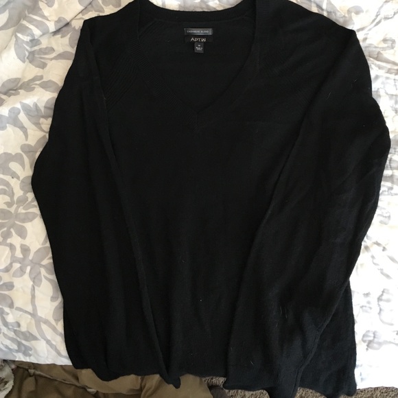 Black Cashmere Sweater