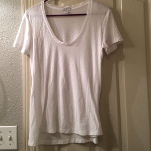 James Perse white tee