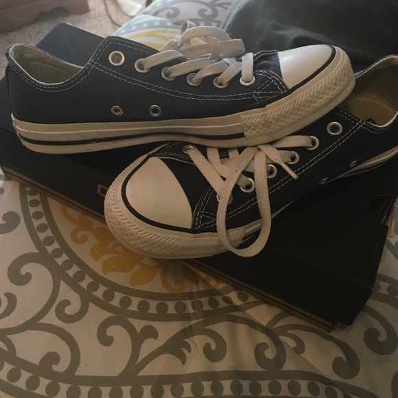 Navy Blue Converse