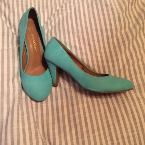 Mint Blue Heels from ModCloth-Sz10