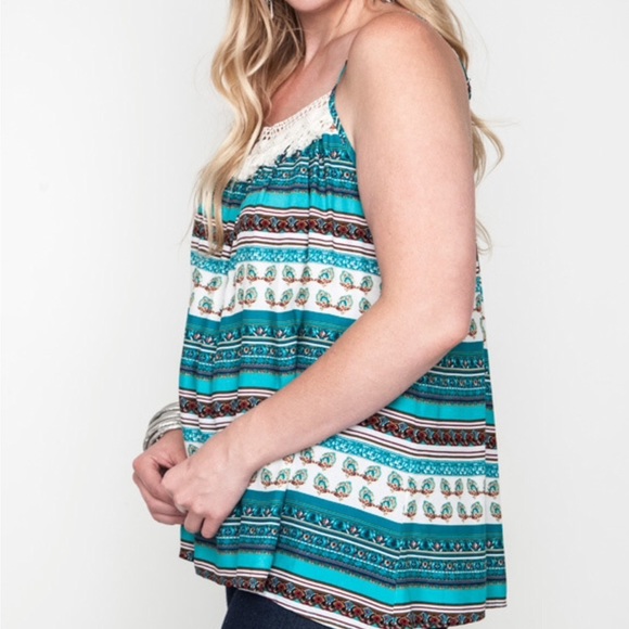 Umgee+ Boho Tank w/ Tassels - Picture 2 of 4