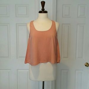 Peach Crop Top
