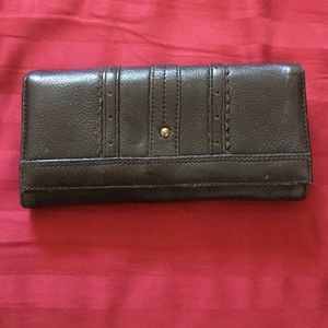 Banana Republic leather trifold wallet