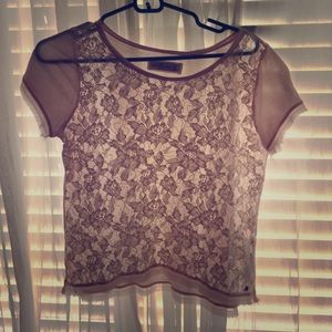Abercrombie and Fitch lace shirt