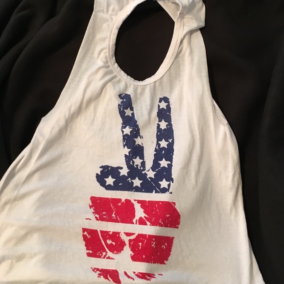Peace sign tank top