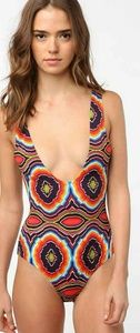 UO One-piece multi-colored swimsuit