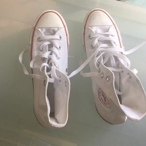 White HighTop Converse
