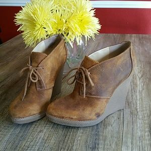 Leather booties