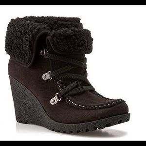 Crazy sale‼️Union Bay Pike Wedge Bootie - Black