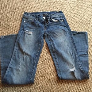 Destroyed American Eagle jeans