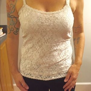 Ann Taylor White tank top