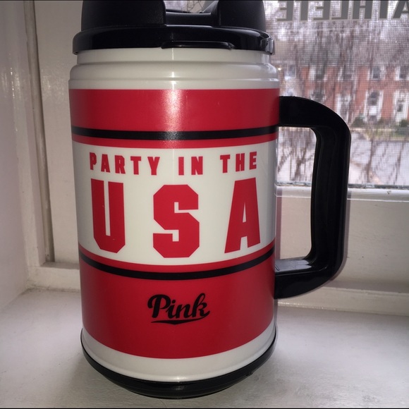 NEVER USED Pink party in the USA chug mug