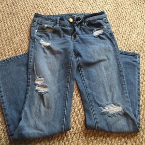 Destroyed American Eagle jeans