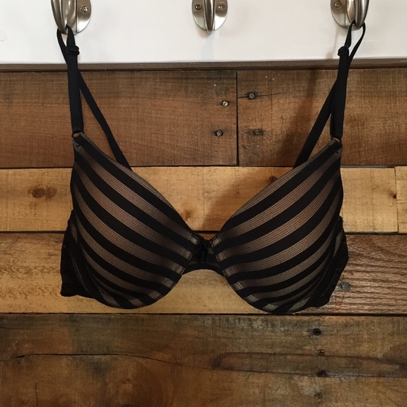 Maidenform Black & Tan bra