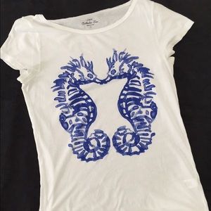 Seahorse tee