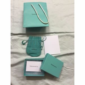 Tiffany & Co Drawstring Jewelry Bag