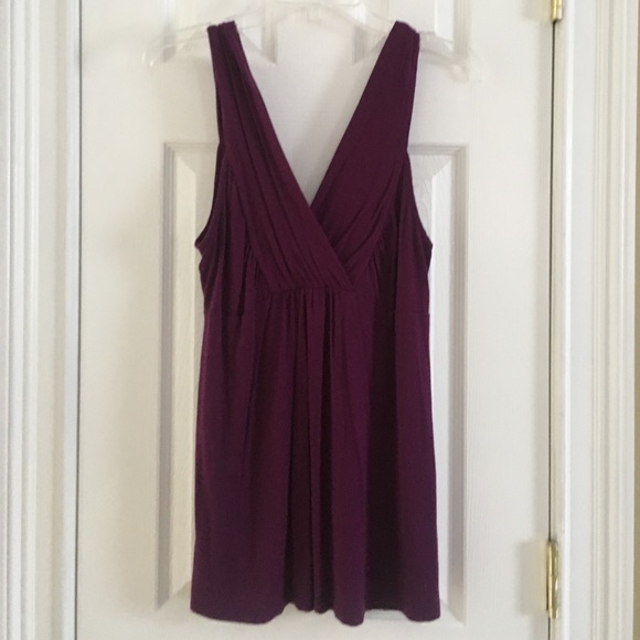 Old Navy Tops - Purple Low-cut V-neck Top Old Navy Tops - Purple Low-cut V-neck Top