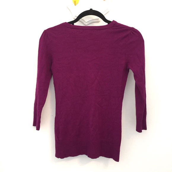 Purple Sweater Ribbed Paneling - Picture 3 of 3
